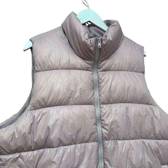 Old Navy Puffer Vest Size XXL Zip Front Blush Pink Womens Jacket NWT - Picture 8 of 8